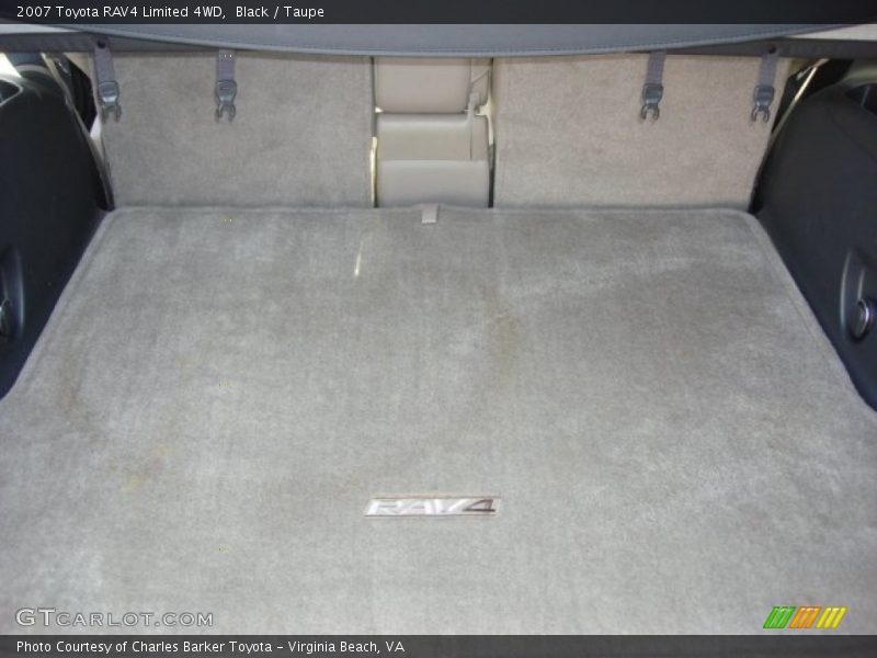 Black / Taupe 2007 Toyota RAV4 Limited 4WD