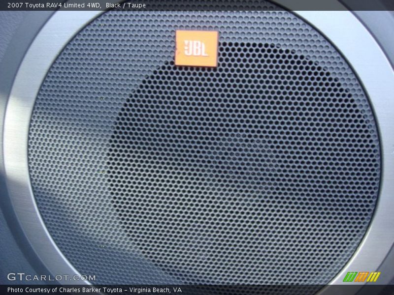 Black / Taupe 2007 Toyota RAV4 Limited 4WD