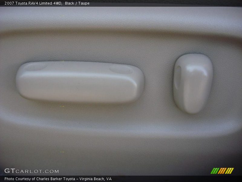 Black / Taupe 2007 Toyota RAV4 Limited 4WD
