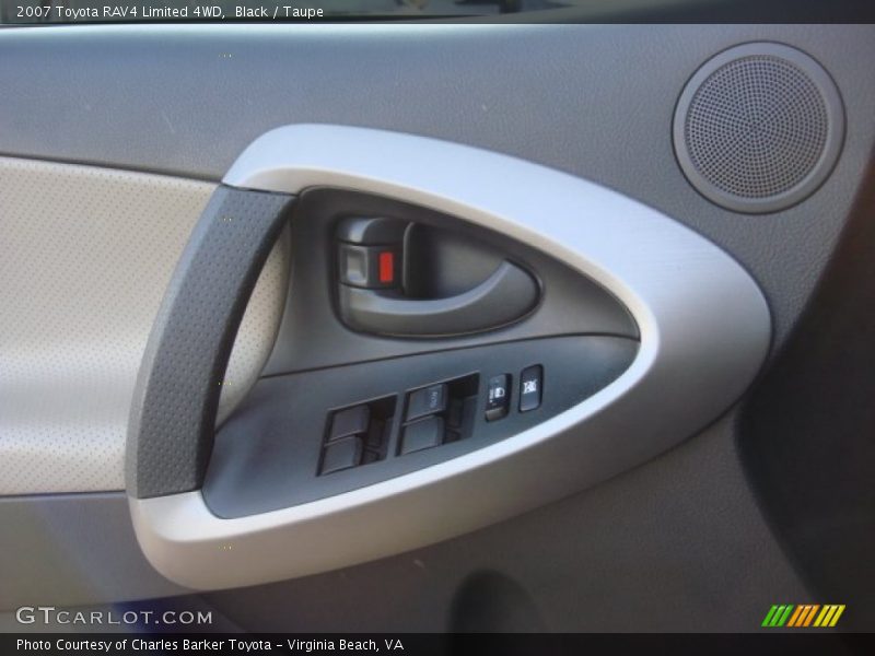 Black / Taupe 2007 Toyota RAV4 Limited 4WD