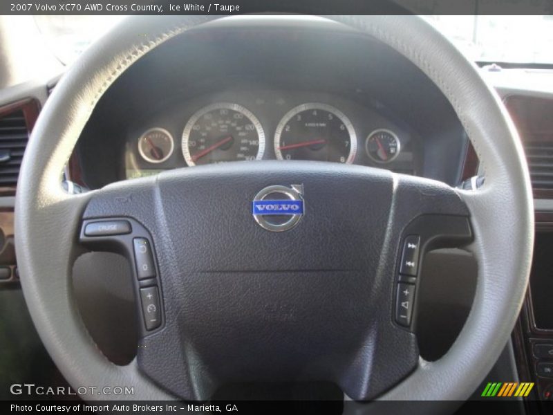 Ice White / Taupe 2007 Volvo XC70 AWD Cross Country