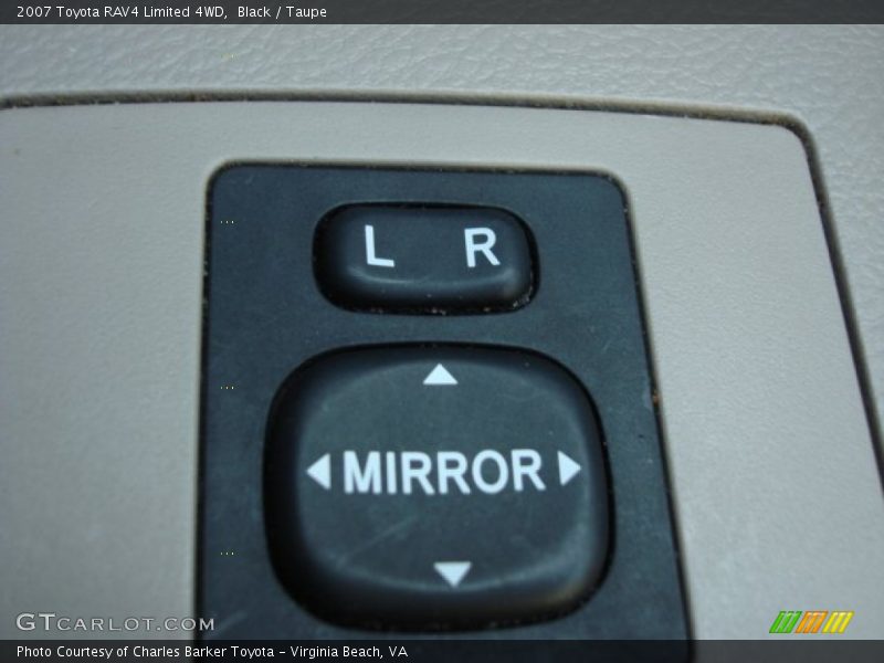 Black / Taupe 2007 Toyota RAV4 Limited 4WD