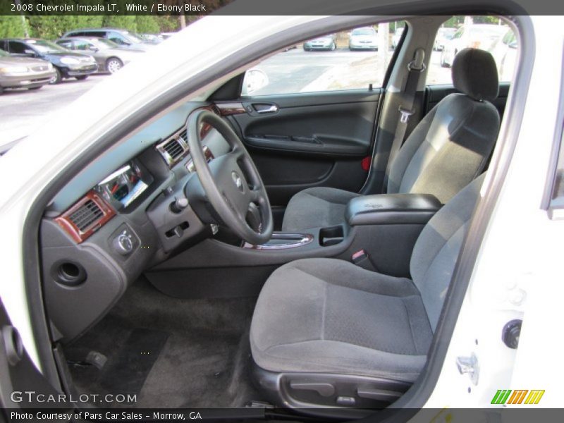 White / Ebony Black 2008 Chevrolet Impala LT