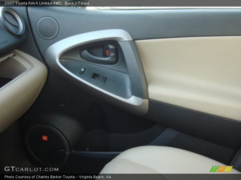 Black / Taupe 2007 Toyota RAV4 Limited 4WD