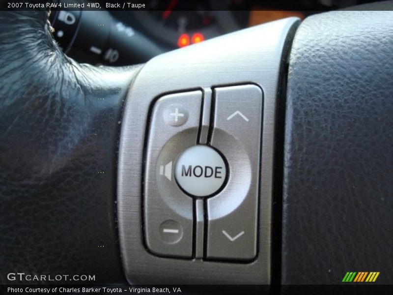 Black / Taupe 2007 Toyota RAV4 Limited 4WD