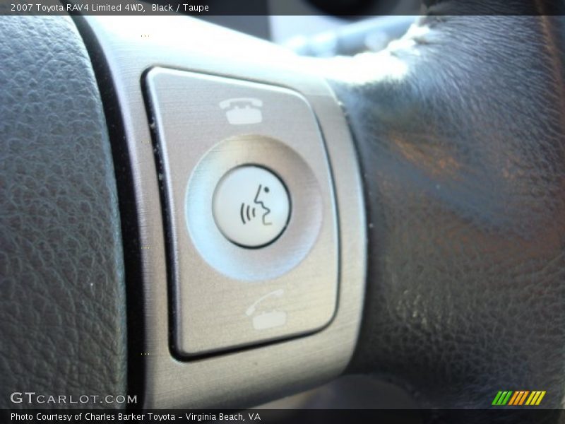 Black / Taupe 2007 Toyota RAV4 Limited 4WD