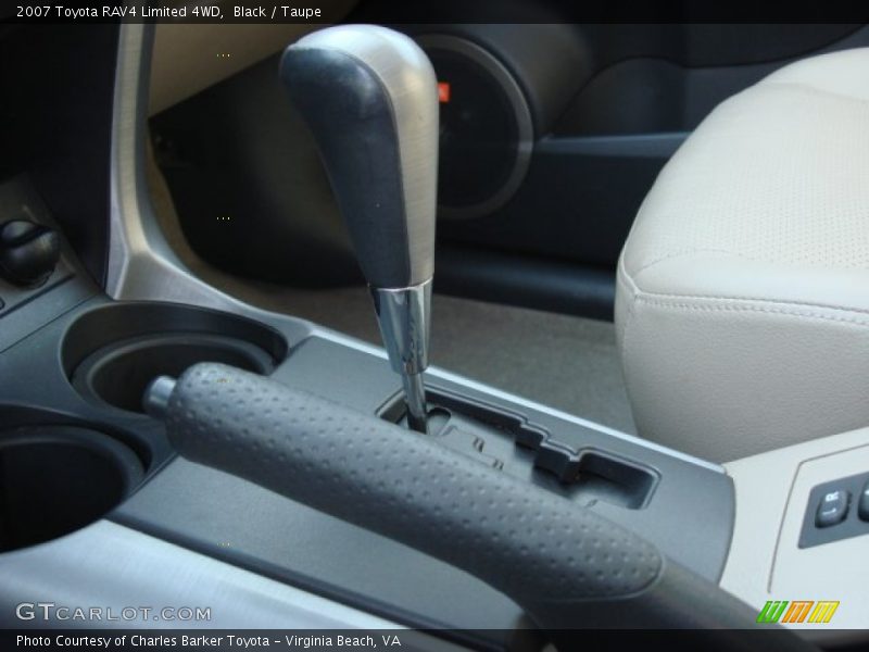 Black / Taupe 2007 Toyota RAV4 Limited 4WD