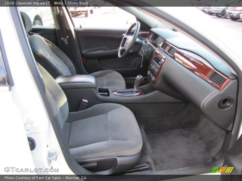 White / Ebony Black 2008 Chevrolet Impala LT