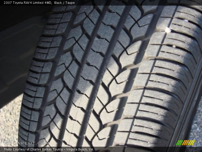 Black / Taupe 2007 Toyota RAV4 Limited 4WD