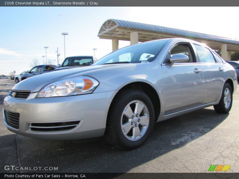 Silverstone Metallic / Gray 2008 Chevrolet Impala LT