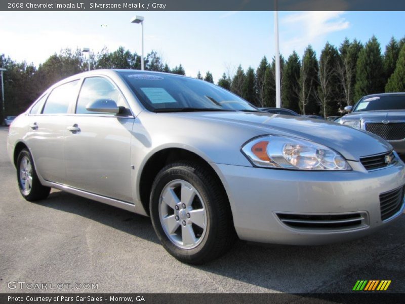 Silverstone Metallic / Gray 2008 Chevrolet Impala LT