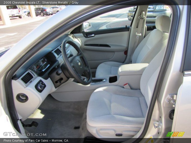 Silverstone Metallic / Gray 2008 Chevrolet Impala LT