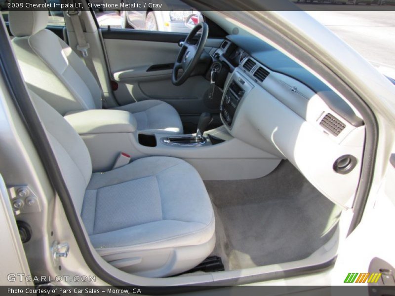 Silverstone Metallic / Gray 2008 Chevrolet Impala LT