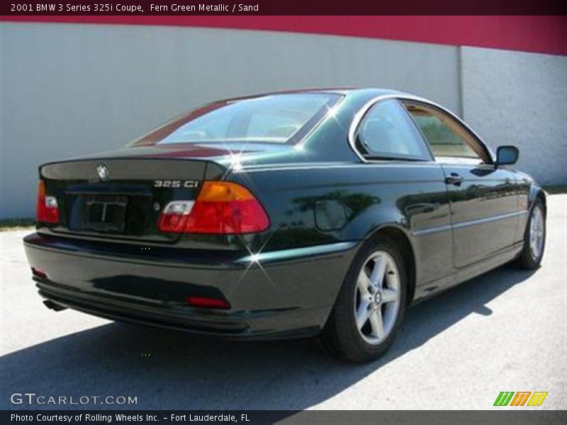 Fern Green Metallic / Sand 2001 BMW 3 Series 325i Coupe
