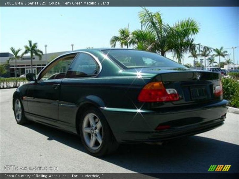 Fern Green Metallic / Sand 2001 BMW 3 Series 325i Coupe