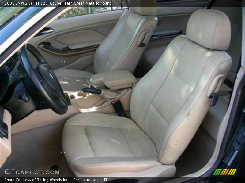 Fern Green Metallic / Sand 2001 BMW 3 Series 325i Coupe