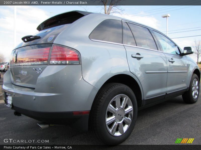 Pewter Metallic / Charcoal Black 2007 Lincoln MKX AWD