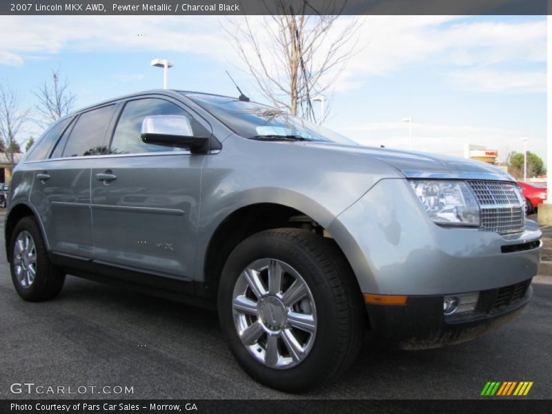 Pewter Metallic / Charcoal Black 2007 Lincoln MKX AWD