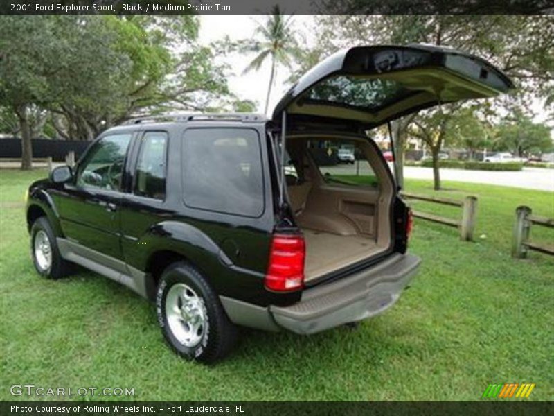 Black / Medium Prairie Tan 2001 Ford Explorer Sport