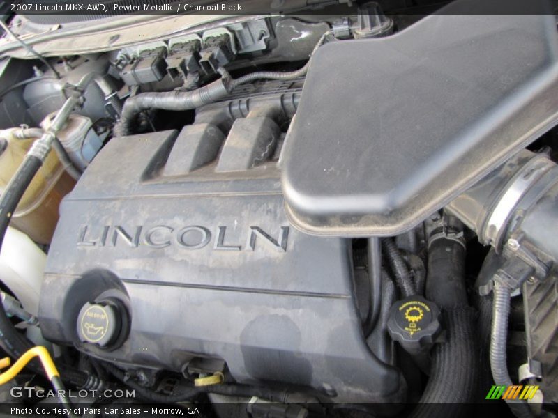 Pewter Metallic / Charcoal Black 2007 Lincoln MKX AWD