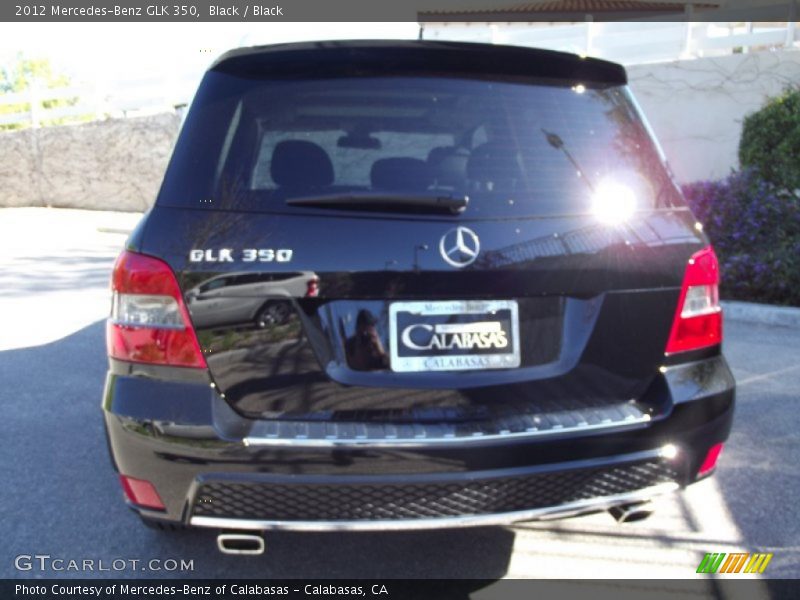 Black / Black 2012 Mercedes-Benz GLK 350