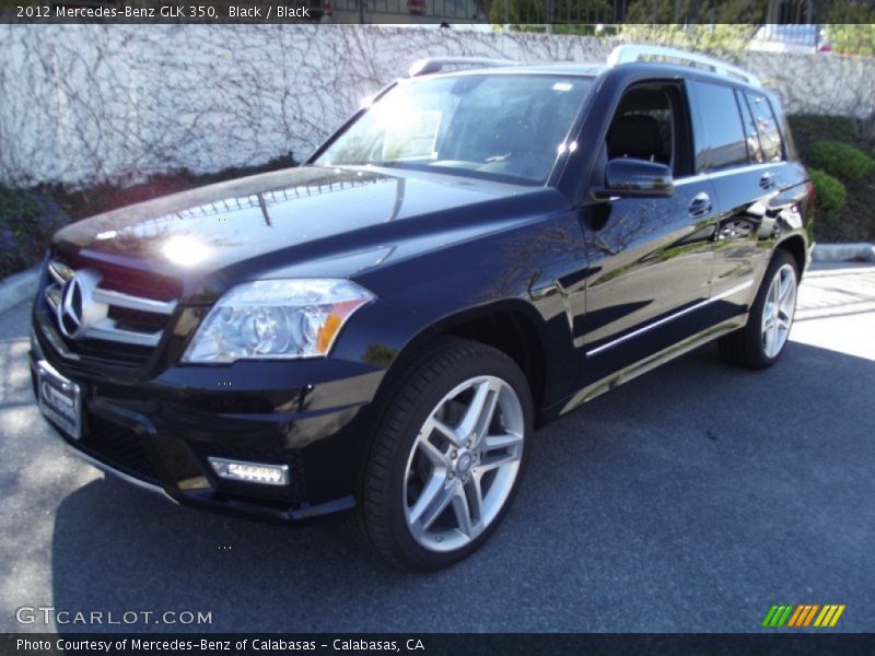 Black / Black 2012 Mercedes-Benz GLK 350