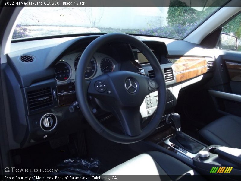 Black / Black 2012 Mercedes-Benz GLK 350