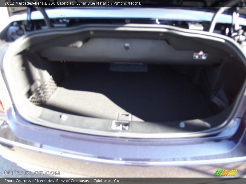 Lunar Blue Metallic / Almond/Mocha 2012 Mercedes-Benz E 350 Cabriolet