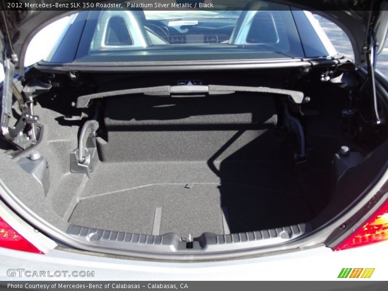 Paladium Silver Metallic / Black 2012 Mercedes-Benz SLK 350 Roadster