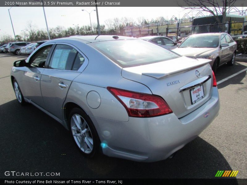 Radiant Silver / Charcoal 2010 Nissan Maxima 3.5 SV Premium