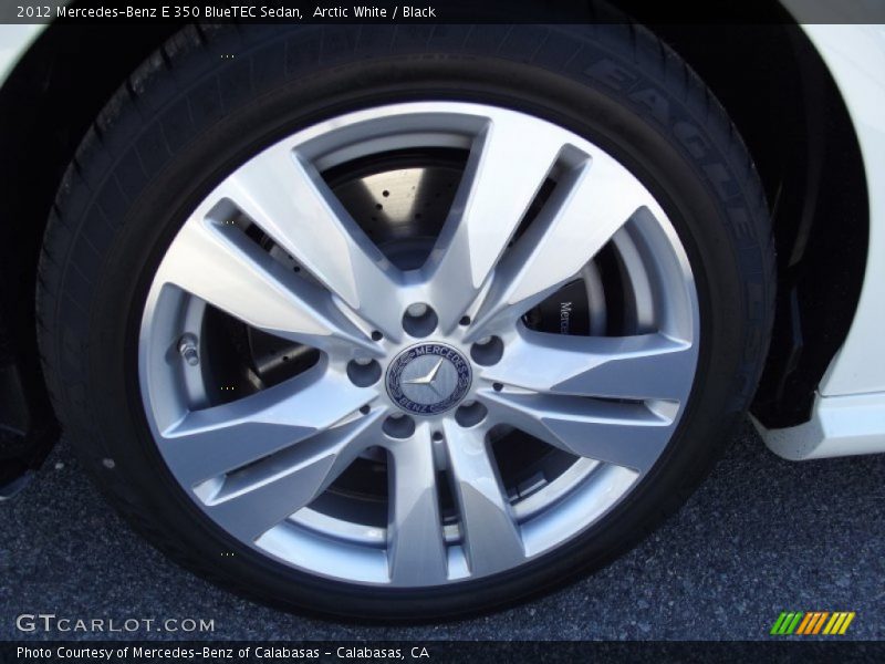Arctic White / Black 2012 Mercedes-Benz E 350 BlueTEC Sedan