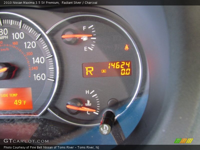 Radiant Silver / Charcoal 2010 Nissan Maxima 3.5 SV Premium