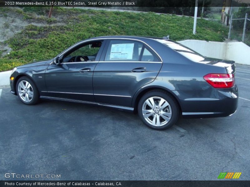 Steel Grey Metallic / Black 2012 Mercedes-Benz E 350 BlueTEC Sedan