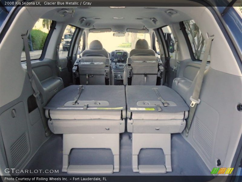 Glacier Blue Metallic / Gray 2008 Kia Sedona LX