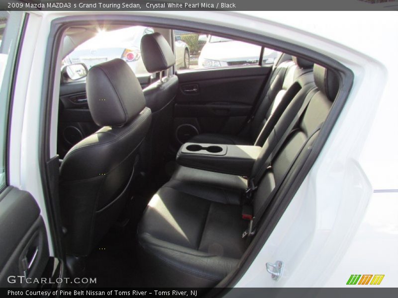 Crystal White Pearl Mica / Black 2009 Mazda MAZDA3 s Grand Touring Sedan