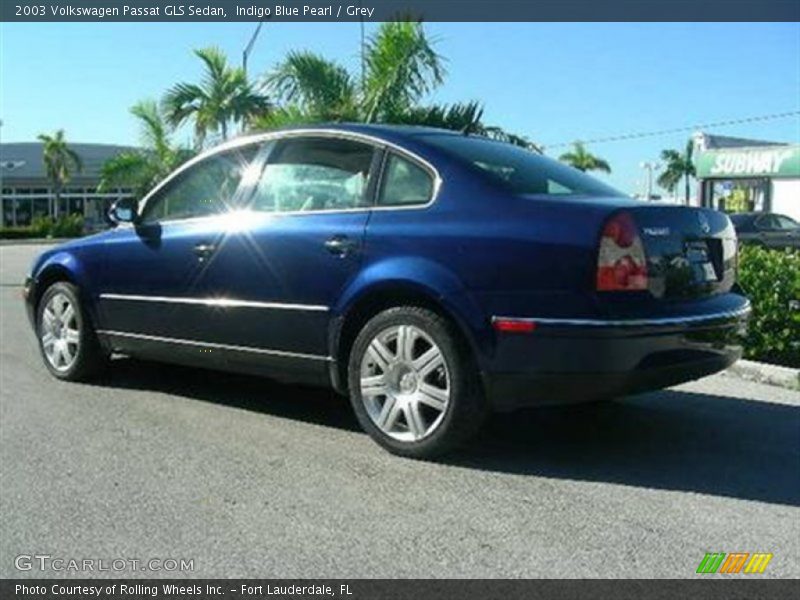 Indigo Blue Pearl / Grey 2003 Volkswagen Passat GLS Sedan