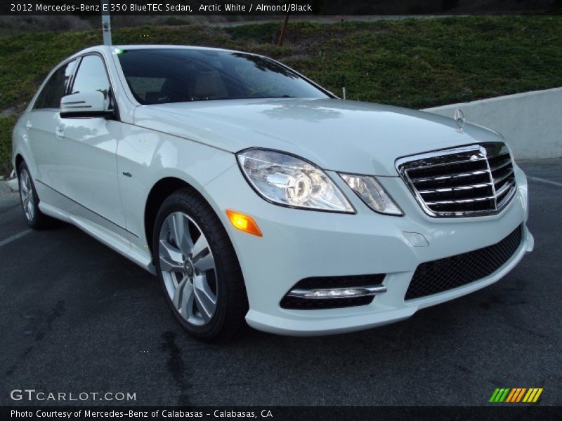 Arctic White / Almond/Black 2012 Mercedes-Benz E 350 BlueTEC Sedan