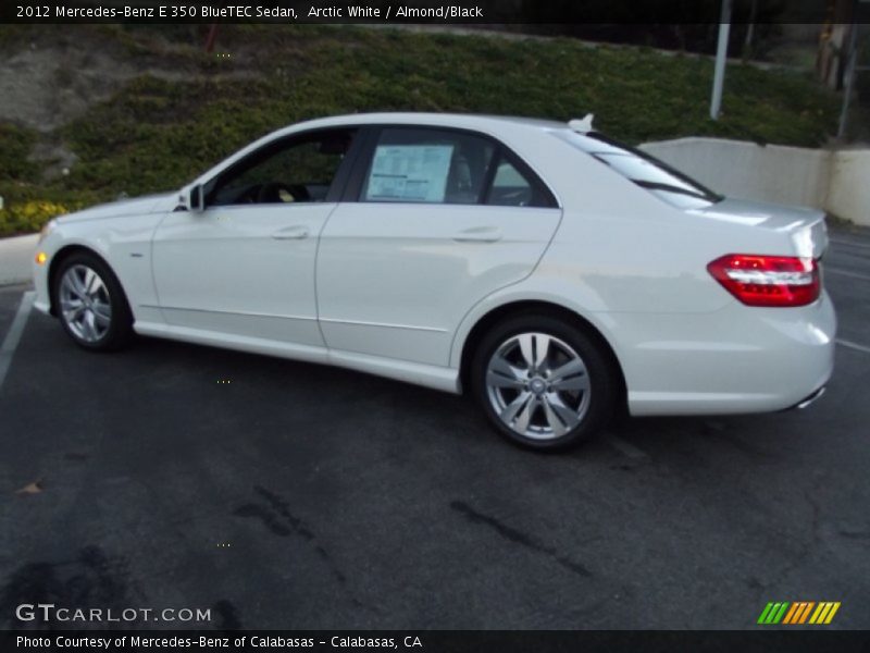 Arctic White / Almond/Black 2012 Mercedes-Benz E 350 BlueTEC Sedan