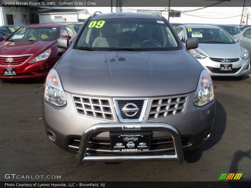 Gotham Gray / Gray 2009 Nissan Rogue SL AWD