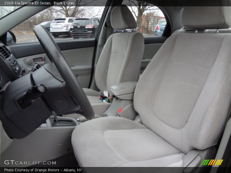  2008 Spectra EX Sedan Gray Interior