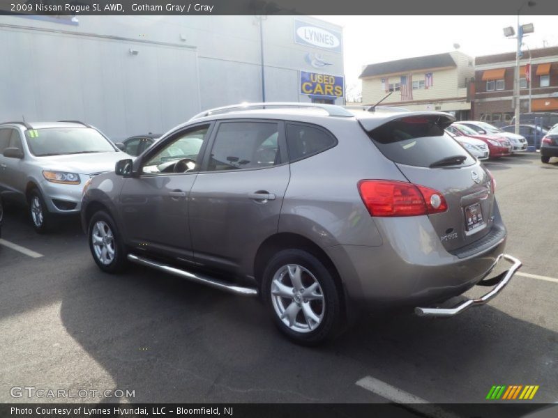 Gotham Gray / Gray 2009 Nissan Rogue SL AWD