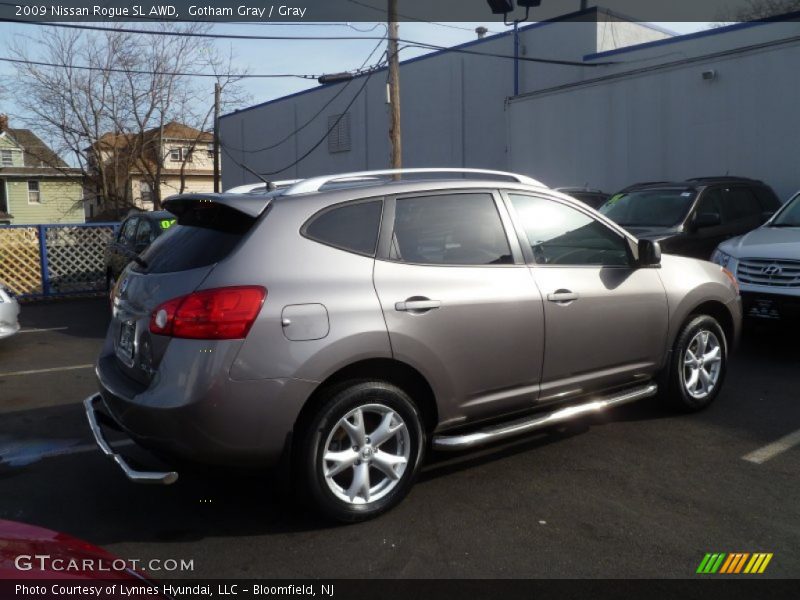 Gotham Gray / Gray 2009 Nissan Rogue SL AWD
