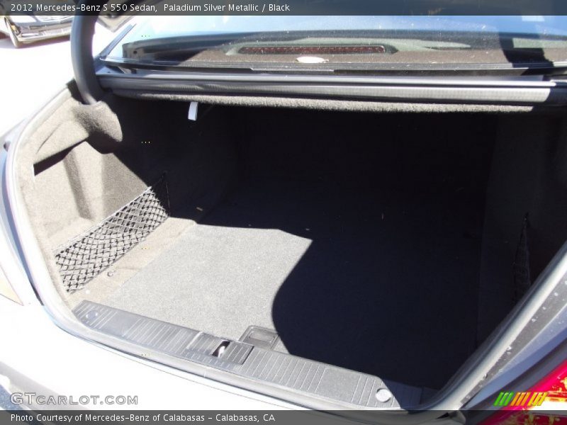 Paladium Silver Metallic / Black 2012 Mercedes-Benz S 550 Sedan