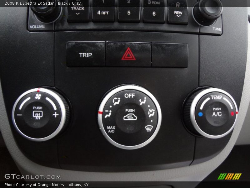 Controls of 2008 Spectra EX Sedan