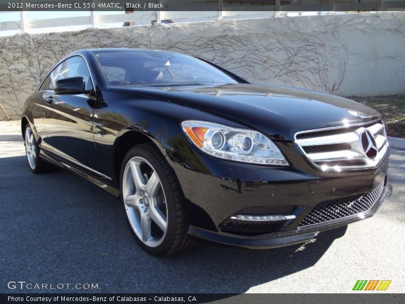 Black / Black 2012 Mercedes-Benz CL 550 4MATIC