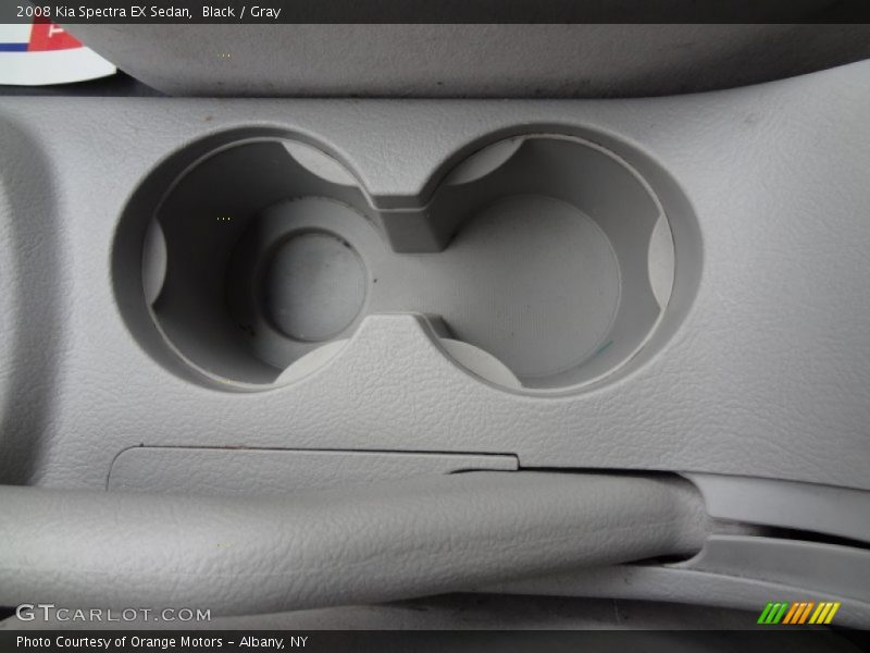 Black / Gray 2008 Kia Spectra EX Sedan