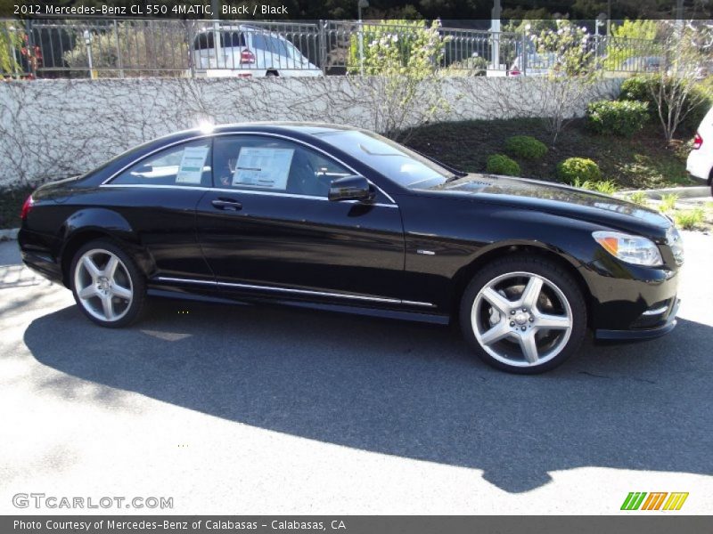 Black / Black 2012 Mercedes-Benz CL 550 4MATIC