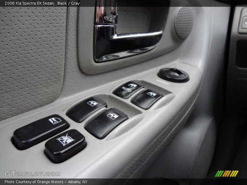 Black / Gray 2008 Kia Spectra EX Sedan