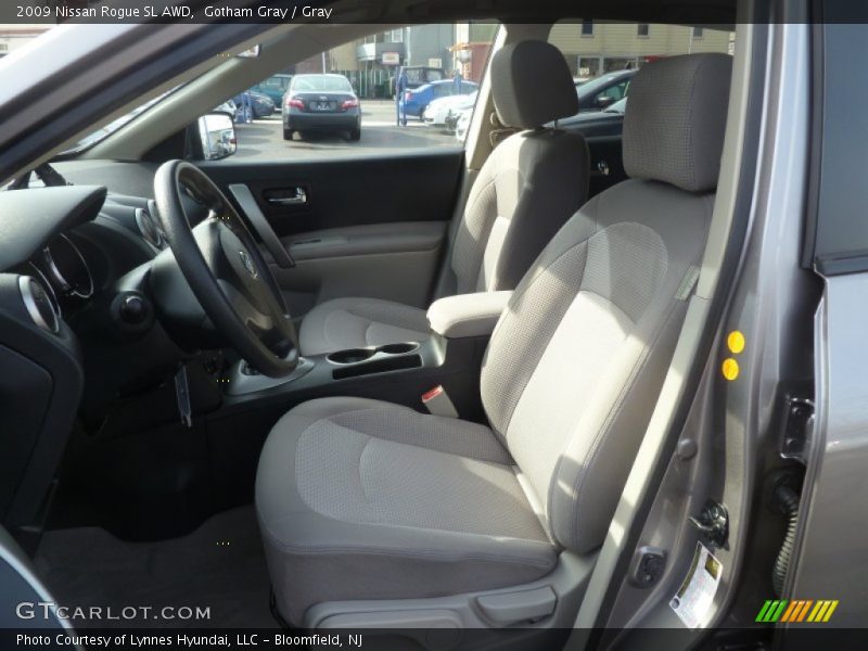 Gotham Gray / Gray 2009 Nissan Rogue SL AWD