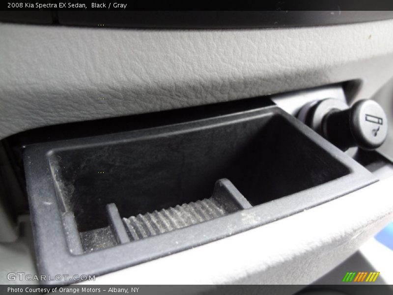 Black / Gray 2008 Kia Spectra EX Sedan